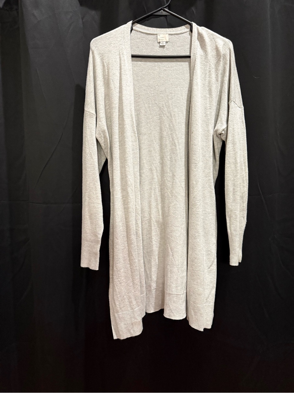 a new day Light Gray Cozy Knit Top